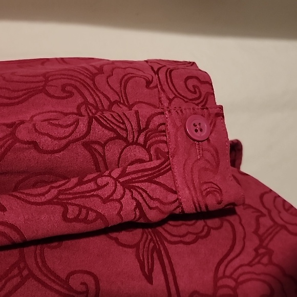 Studio Works Woman size 3X pink long sleeve button down blouse - Picture 2 of 9